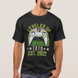 T-shirt Jeu vidéo Faire-part de grossesse pour hommes, niv