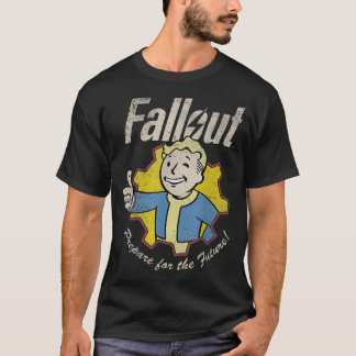 T-shirt Jeu vidéo Fallout Préparez-vous pour le futur Vaul
