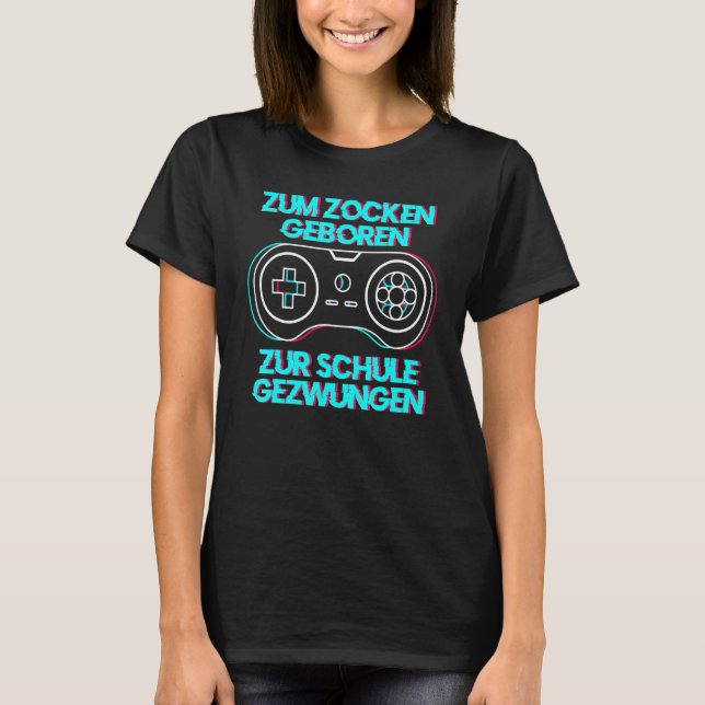 T-shirt Jeu vidéo Nerd Gamer Console Gamer (Devant)