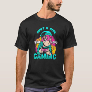 T-shirt Jeu Vidéo Nerd Jeu Juste Une Fille Qui Aime Gami
