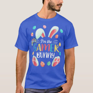 T-shirt Jeu Vidéo Oeufs Bunny de Pâques Jeu de Pâques  