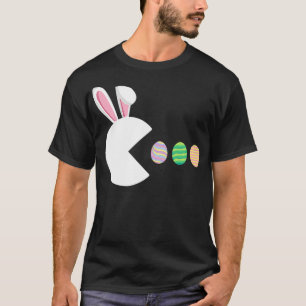T-shirt Jeu Vidéo Oeufs Bunny Joueur de Pâques Enfants gar