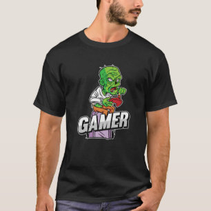 T-shirt Jeu Zombie Lazy Halloween Costume Cool Vidéo-Gam