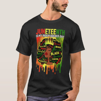 T-shirt Jeune Black Et Libre Ish Depuis 1865 Black Freedom