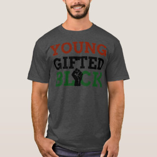 T-shirt Jeune cadeau et noir