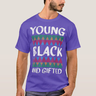 T-shirt Jeune Cool d'histoire talentueux et noir Afrique A
