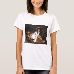 T-shirt Jeune dame de Tissot et peinture antique de carlin