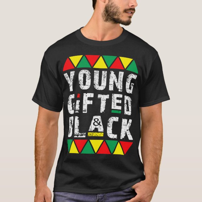 T-shirt jeune doué et noir (Devant)