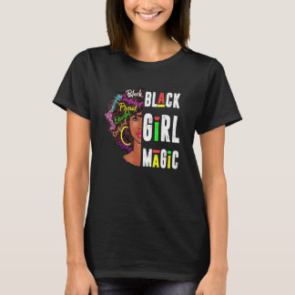 T-shirt Jeune Ed Black Girl Magic Et Black Histoire
