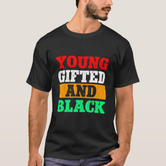 T-shirt Jeune Ed Black Histoire Mois African American Prid