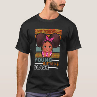 T-shirt Jeune Ed Fille Noire Soeur Enfant Bébé Mère M