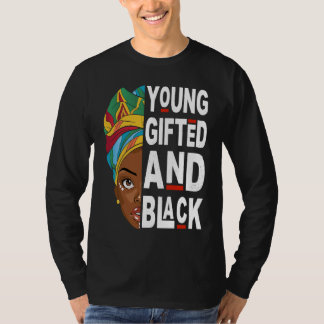 T-shirt Jeune et Noir Afro Mois de l'histoire des Noirs Me