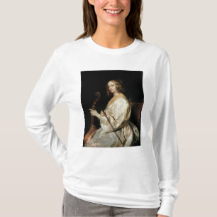 T-shirt Jeune femme jouant un vétiver de DA d'alto