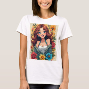 T-shirt Jeune fille Anime Manga