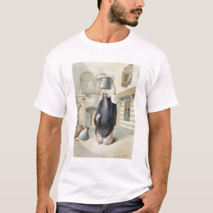 T-shirt Jeune fille arabe retournant du hammam au Caire