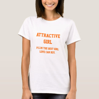 T-shirt JEUNE FILLE ATTRACTIVE...Je suis la meilleure fill