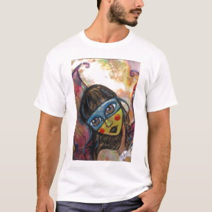 T-shirt jeune fille de papillon