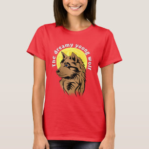 T-shirt jeune loup rêveur