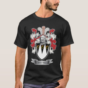 T-shirt Jeune manteau de crête de famille des bras
