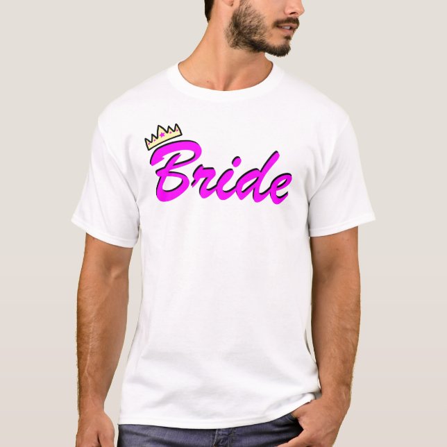 T-shirt Jeune mariée (Devant)