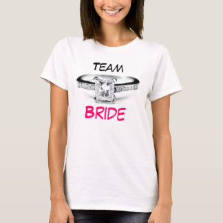 T-shirt Jeune mariée d'équipe