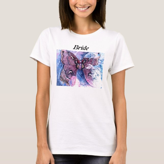 T-shirt Jeune mariée T de mite de Cecropia de PMACarlson (Devant)
