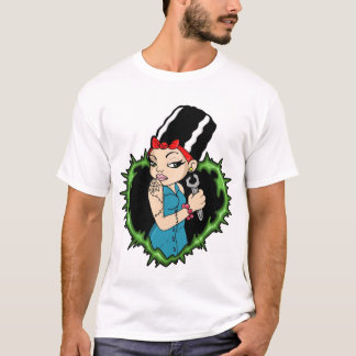 T-shirt Jeune mariée travaillante