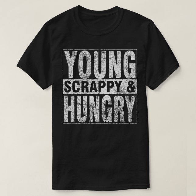 T-shirt Jeune merdique et affamé (Design devant)