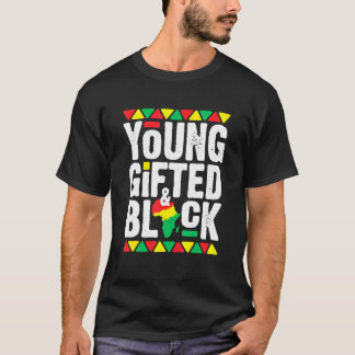 T-shirt Jeune Noir Dashiki African Pride Histoire Mois Ma