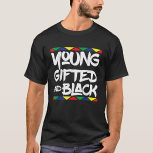 T-shirt Jeune Noir doué belle histoire de fierté africaine