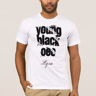 T-shirt Jeune Président noir