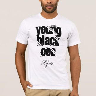 T-shirt Jeune Président noir