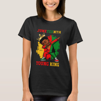 T-shirt Jeune Roi Africain Américain 1865 Garçons Junetten