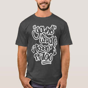 T-shirt Jeune sauvage et conservation de le 100