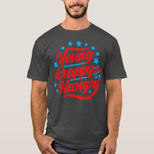 T-shirt Jeune Scrappé et affamé USA