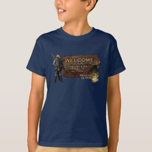 T-shirt Jeunes chasseurs bienvenus, au chasseur de monstre