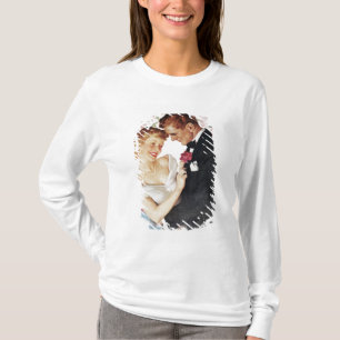 T-shirt Jeunes couples dans le tenue de soirée