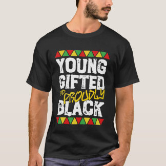 T-shirt Jeunes doués et mois de l'histoire des Noirs garço