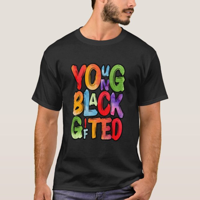 T-shirt Jeunes et Noirs Hommes Femmes Enfants Histoire noi (Devant)