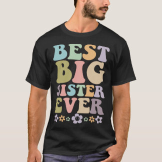 T-shirt Jeunes Meilleure grande soeur Ever fille annonce b