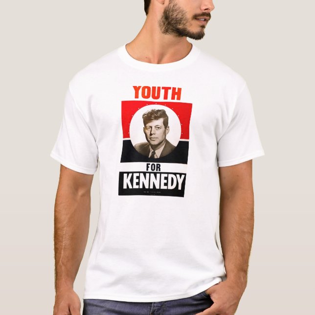 T-shirt Jeunesse pour le Président John F. Kennedy (Devant)