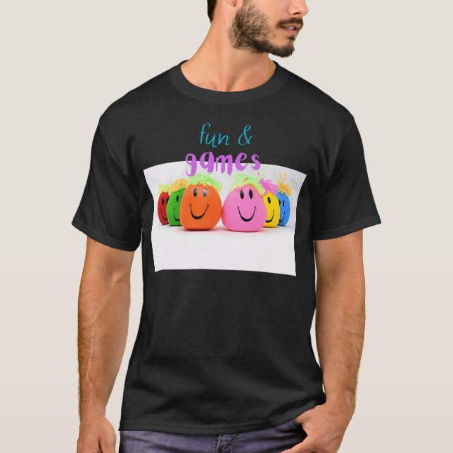 T-shirt Jeux amusants (Devant)