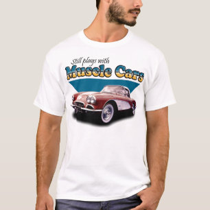 T-shirt Jeux avec des voitures de muscle