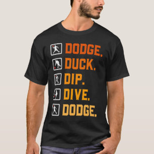T-shirt Jeux De Ballon Poche Poche Canard Plonge Canard Pl
