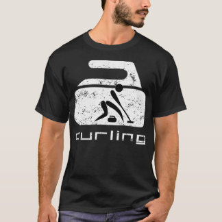 T-shirt Jeux de compétition de curling hivernal