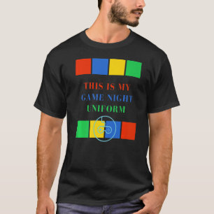 T-shirt Jeux de la carte contrôleur est ma nuit de jeu