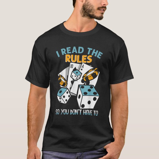 T-shirt Jeux de société amusant Jeu Nuit Hommes Femmes Dic (Devant)