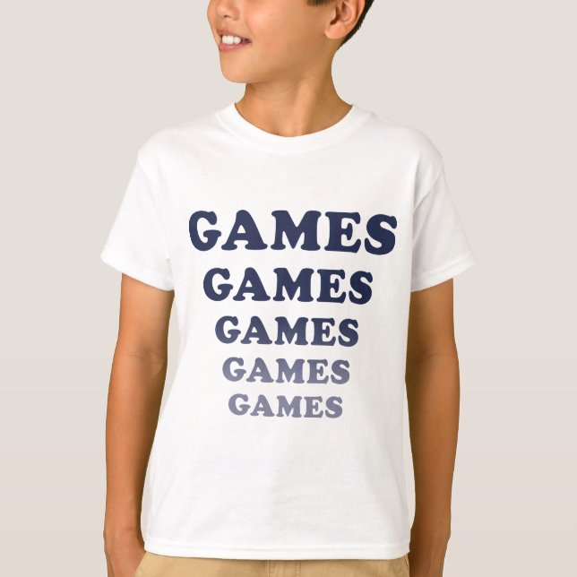 T-shirt Jeux Jeux Jeux Jeux Jeux Jeux Jeux Jeux (Devant)