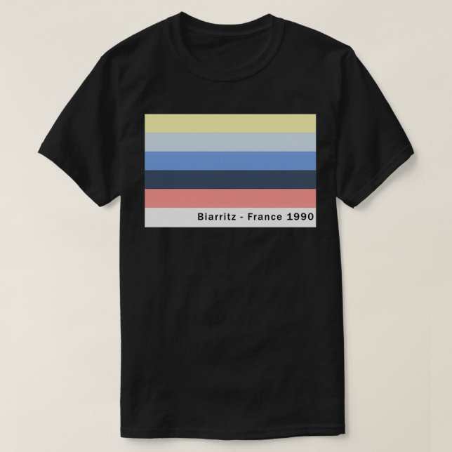 T-shirt Jeux olympiques de Biarritz 1990 (Design devant)
