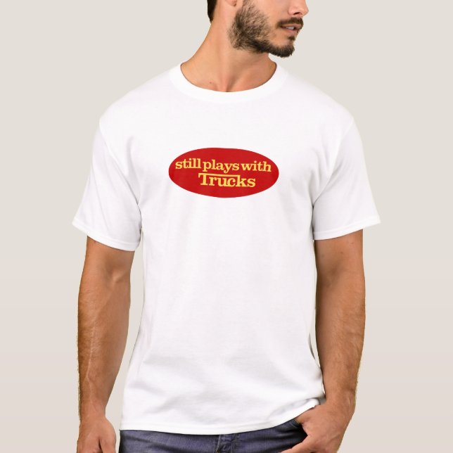 T-shirt Jeux toujours avec des camions (Devant)